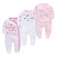 thumbnail image 1 of 5 uds. Pijamas de bebé niña niño Pijamas bebe fille algodón transpirable suave ropa bebé recién nacido Pijamas bebé Pjiamas, 1 of 4