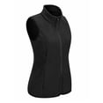 thumbnail image 2 of SAYFUT Women's Classic-Fit Sleeveless Polar Soft Fleece Vest, Outerwear Winter Vest For Women Zip up Pockets, up to 2XL Black/Beige, 2 of 6