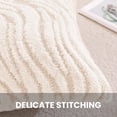 thumbnail image 4 of JIATER Pack of 2 Throw Pillow Covers Faux Fur Plush Couch Pillow Covers,18x18,Cream White, 4 of 7
