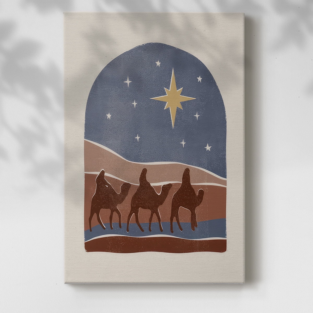 Boho Nativity II- Gallery Wrapped Canvas