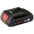 thumbnail image 1 of Batería Bosch BAT612 de 18 V, iones de litio, 2 Ah, alimentación estándar, 1 of 7