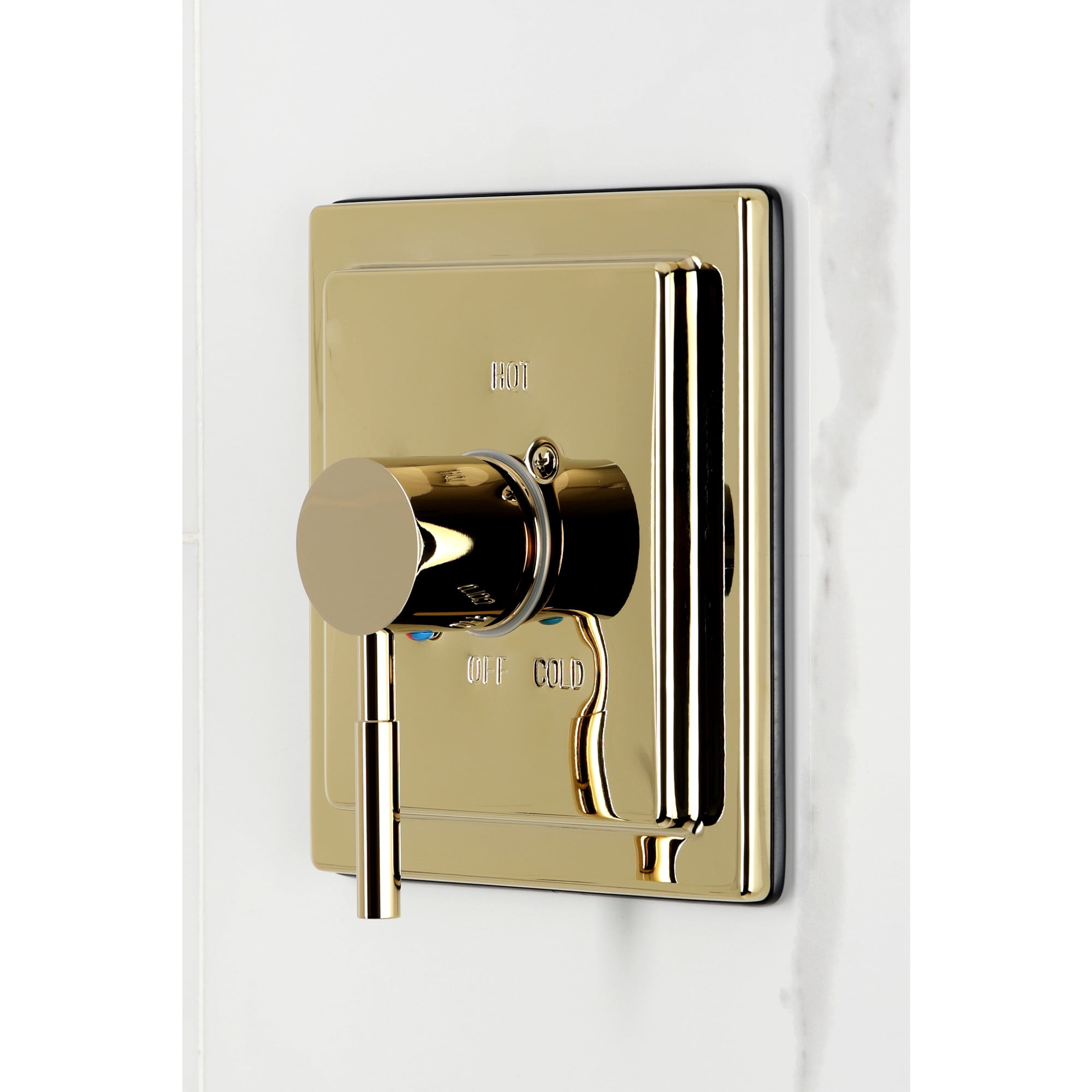 Kingston Brass KB8652DLTO Concord Single-Handle Pressure Balanced Tub Faucet in Polished Brass
