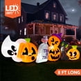 thumbnail image 2 of Calabaza hinchable Joiedomi para Halloween con diseño de gato fantasma con LED, 244 cm, 2 of 8