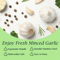 thumbnail image 2 of Fox Run Stainless Steel Garlic Rocker Press, Ergonomic Garlic Mincer, 2 of 4