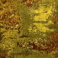 thumbnail image 1 of Ahgly Company Indoor Square Oriental Yellow Industrial Area Rugs, 8' Square, 1 of 4