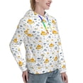 thumbnail image 6 of Lsque Submarine Ship Pattern Casual Women's Hoodie,Hooded Sweatshirt with Kangaroo Pocket,Pullover Hoodie with Eye-catching Drawstrings-XX-Large, 6 of 7
