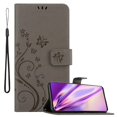 thumbnail image 1 of Oppo FIND X3 NEO Schutzhülle Hülle - mit Blumenmuster und Kartenfach, 1 of 5