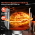 thumbnail image 5 of 19-in-1 Programmable Bread Maker 2LB Large Size Stainless Steel with Sourdough and Gluten-Free Settings Nonstick Ceramic Pan 650W 15-Hour Timer 1-Hour Keep Warm 3 Crust Colors Bestseling, 5 of 6