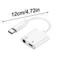thumbnail image 2 of BotaniNest Type C Adapter 2 In 1 – USB C To USB C & 3.5mm Audio Jack Converter Fast Charging & Headphone Compatibility For Phones Tablets & More!, 2 of 6