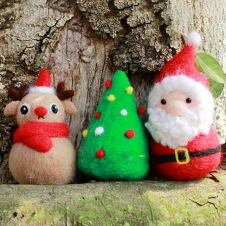 Christmas Ornaments Needle Felting Kit Beginner Friendly Includes Video  Instructions DIY Craft Gift Holiday Decoration 