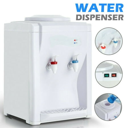 Brand New110V Home Office Cooling Table Top Hot & Cold Water Dispenser Water Cooler For 3-5 Gallon water bucket