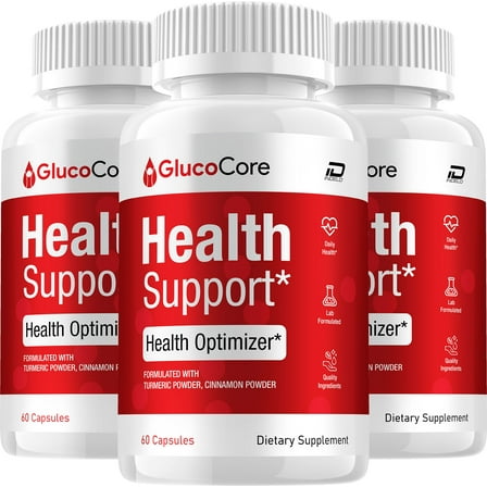 Gluco Core Capsules – GlucoCore Natural Blend Glycogen Support, 3 Pack, 180 Capsules