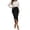 Black, variant on Wdgfv Womens Maxi Skirt Flowy High Waisted Slit Long Skirts Boho Floral Pleated A-Line Beach Dress 2026 Summer Outfit