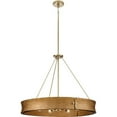 thumbnail image 5 of Progress Lighting Lusail 6-Light Chandelier Softgold Steel 6x60W Incandescent Luxe Industrial Collection, 5 of 13