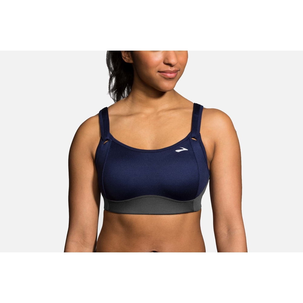 Brooks Sports Bras Gray Womens ScoopBack Comfort Sports Bra 40D