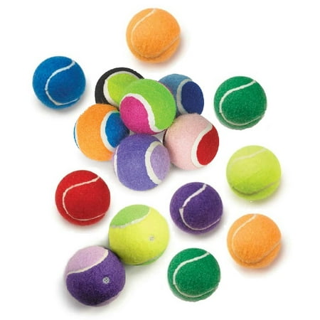 Small Tennis Ball Dog Toys Smaller Breed Puppies Bright Assorted Colors 2