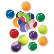 Small Tennis Ball Dog Toys Smaller Breed Puppies Bright Assorted Colors 2" Bulk (2 Balls)