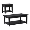 thumbnail image 1 of Coaster Lindenton 2-Piece Wood Lift-Top Coffee Table Set in Black, 1 of 15
