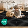 thumbnail image 4 of ODIKA 8'x10' Washable Area Rug Durable, Non-Slip Alfombras Sparse Geometric Motif Balanced Negative Para Habitacion for Living Room, Under Sectional, Family, 4 of 7