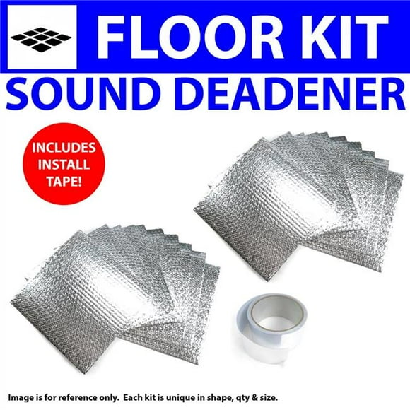 Heat & Sound Deadener for 1953-1961 Triumph TR2, 3 Floor Kit with Seam Tape