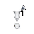 thumbnail image 4 of Alessi Pulcina Stove top Coffee Maker, 6 cups, Black, 4 of 7