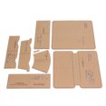 thumbnail image 5 of Acrylic Wallet Pattern Template8pcs Wallet Acrylic Template Acrylic Wallet Pattern Stencil Set Long Wallet Acrylic Stencil Superior Craftsmanship, 5 of 5
