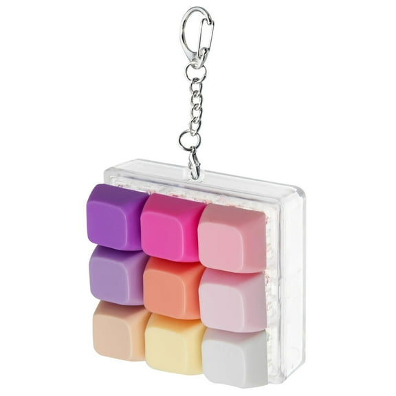 WD-Forest Keyboard Fidget Toy Keyboard Clicker Keychain Anxiety & Stress Reliever Autism Toy Push Bubble Sensory Fidget Toys Pink