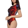 thumbnail image 2 of Lsque Five Nights At Freddy'S Women's Crew Neck Short Sleeve Bodysuit Basic T Shirts Tops Onesie Adult Cute Pajama-XX-Large, 2 of 8