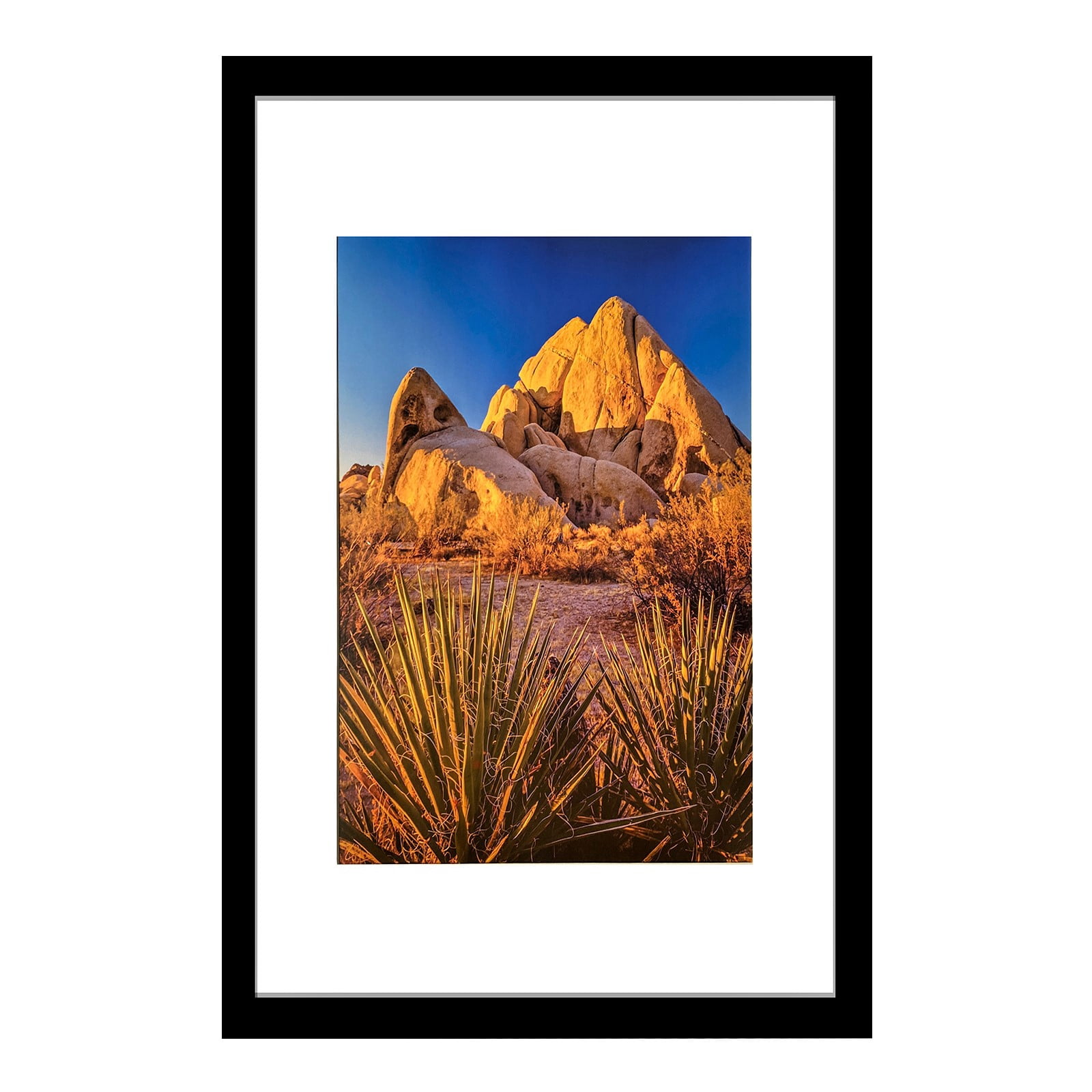 Picture Frame PVC Black Frame 13.4W*3.1D*19.3H/7.48LB Wall Mount Display, Pack of 5