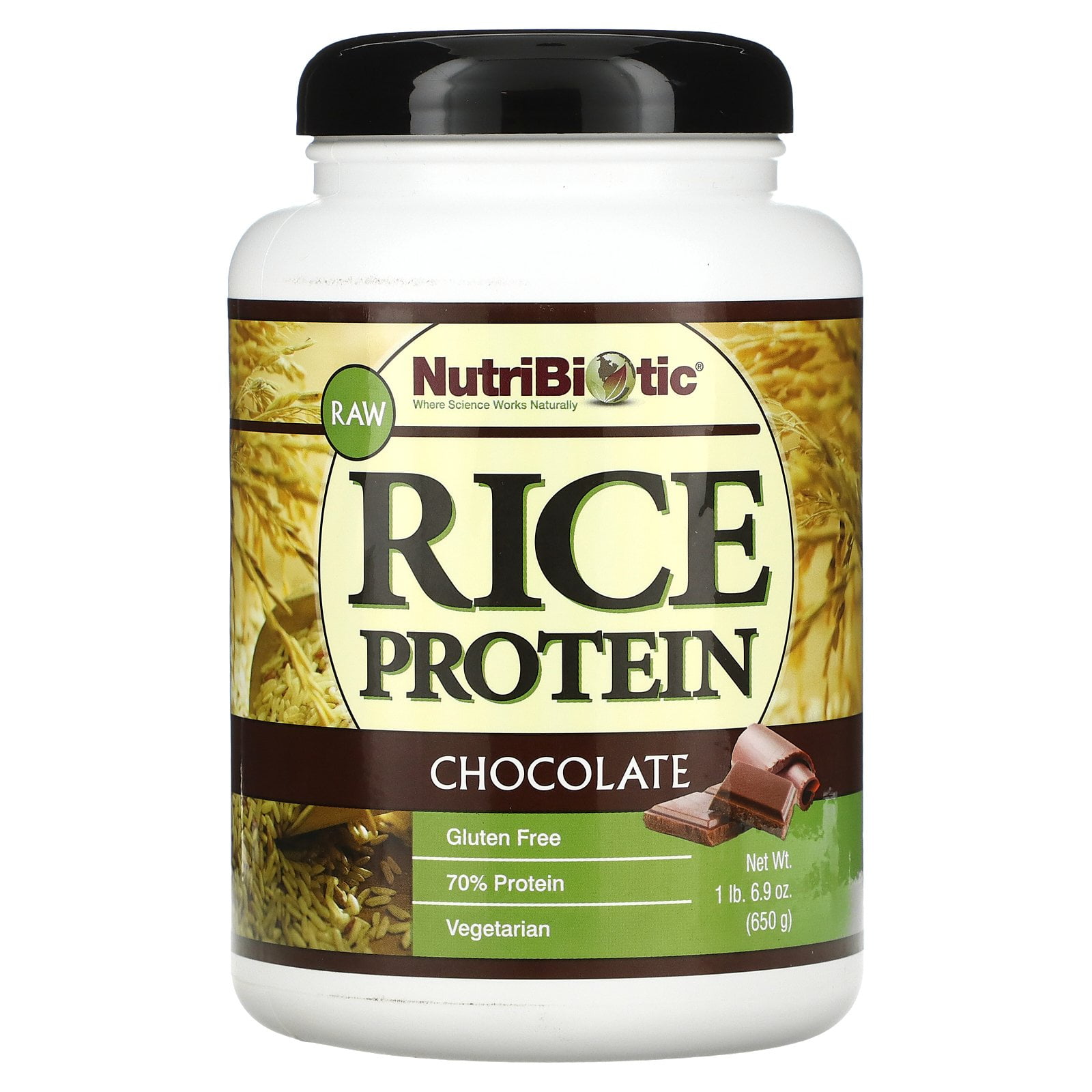 Nutribiotic Vegan Rice Protein Chocolate 1.69 lbs.