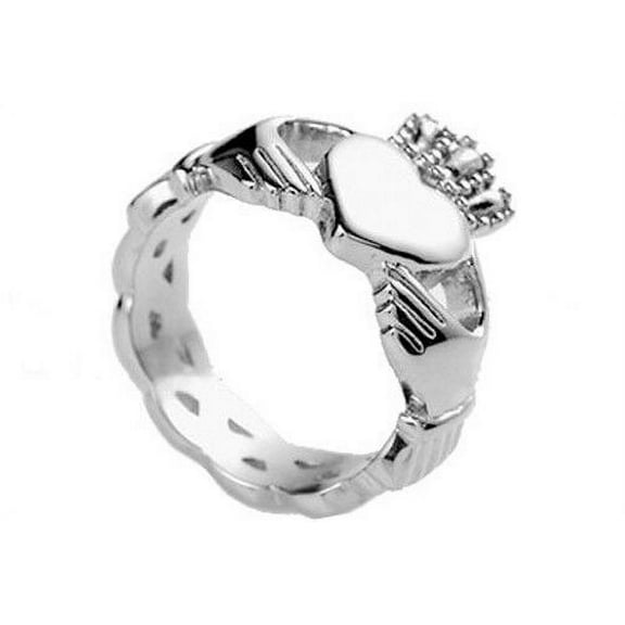 Irish Claddagh Ring - Irish Celtic Ring - Lovers Heart Rings For Women