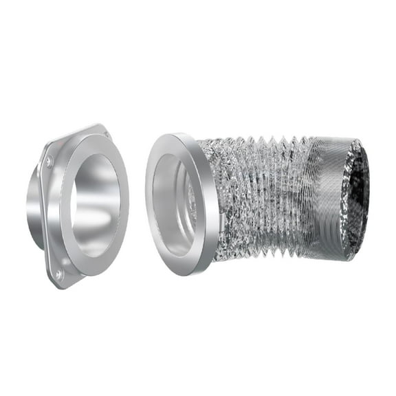 Dryer Vent Coupling Connector Kit Hose Part Magnetic Self Aligning for Household Quick Installation Maintenance