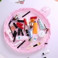 thumbnail image 2 of Bolsa de cosméticos con cordón, tamaño pequeño, portátil, para viajes de negocios, para mujer, bolsa de almacenamiento de gran capacidad, bolsa de almacenamiento perezosa, 2 of 5