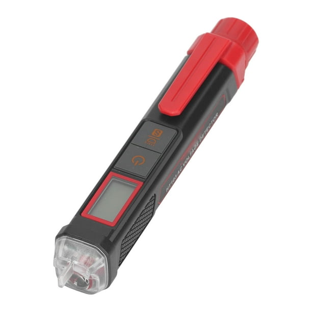 Bolígrafo Detector De Voltaje, Bolígrafo Probador De Voltaje De CA, Detección De Punto De Interrupción, Alarma De Sonido De Apagado Automático Para Cable Vivo Para Uso Diario