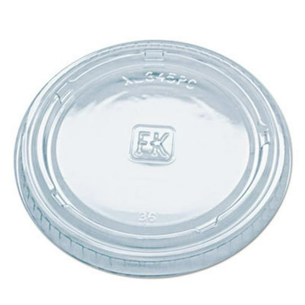 FabriKal FABGXL345PC 4 oz Portion Cup Lids, Fits Portion Cups