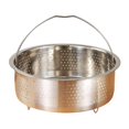 thumbnail image 2 of Cesta de vapor de acero inoxidable, colador para lavar arroz, inserto para vaporera, olla arrocera 22x95 cm, 2 of 9