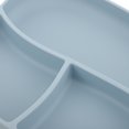 thumbnail image 3 of OULII Assiettes à Dîner en Silicone Assiette Divisée Bleu Ciel Design Simple 1Pcs, 3 of 8