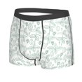 thumbnail image 5 of Goofa Leaf Print Printed Men's Boxer Briefs Underwear, Moisture-Wicking Underwear, Trunk,Soft and Breathable Cotton Underwear-Large, 5 of 9