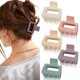 thumbnail image 1 of Atoden Accesorios Para El Cabello Para Mujeres: 5 Piezas De Garras Cuadradas Mate, Pinzas Para El Cabello Finas, Lindas Abrazaderas De Mandíbula De Plátano Para Peinar El Cabello, 1 of 1
