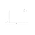 thumbnail image 3 of Sonneman 3777.01 Fino 58" Wide Led Suspension Linear Pendant - Chrome, 3 of 3