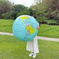 thumbnail image 4 of Keesoon-36 Inch Giant Geographic Globe, Inflatable Globe, PVC Educational Game World Map Globe, Diameter 90cm, 4 of 6