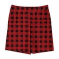 thumbnail image 3 of Tdoqot Girls Athletic Shorts with Pockets- Soft Plaid Summer Casual Active Running Shorts Red Size 5-6, 3 of 4