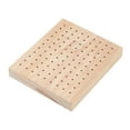 thumbnail image 1 of Soporte de brocheta de alimentos de madera Estatua de arcilla Decoración de la mesa Decoración de la vajilla del aperitivo Servicio de porción para la 99 agujeros, 1 of 8
