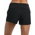 thumbnail image 2 of La Blanca Womens Island Goddess High Waist Bikini Swimsuit Bottom Board Shorts, Black All Aboard, Large US, 2 of 2