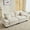 Beige, variant on AENKYO 84" Corduroy Loveseat Sofa with Pillows, Modern 2-Seater Couch for Living Room,Orange