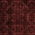 thumbnail image 1 of Ahgly Company Indoor Square Abstract Red Modern Area Rugs, 4' Square, 1 of 4
