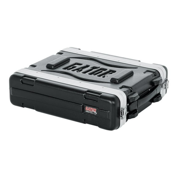Gator Cases Shallow Molded Rack Series GR-2S - Case for rack mountable audio mixer - rugged - polyethylene - black