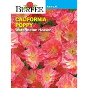 Burpee Watermelon Heaven California Poppy Flower Seed, 1-Pack