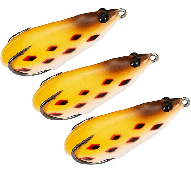 3pcs Silicone Rubber Soft Fishing Lures Artificial Fish Lures