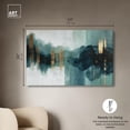 thumbnail image 4 of Teal Fog III Canvas Print Green Wall Art by Art Remedy, Gallery Wrapped, 54 x 36, 4 of 5
